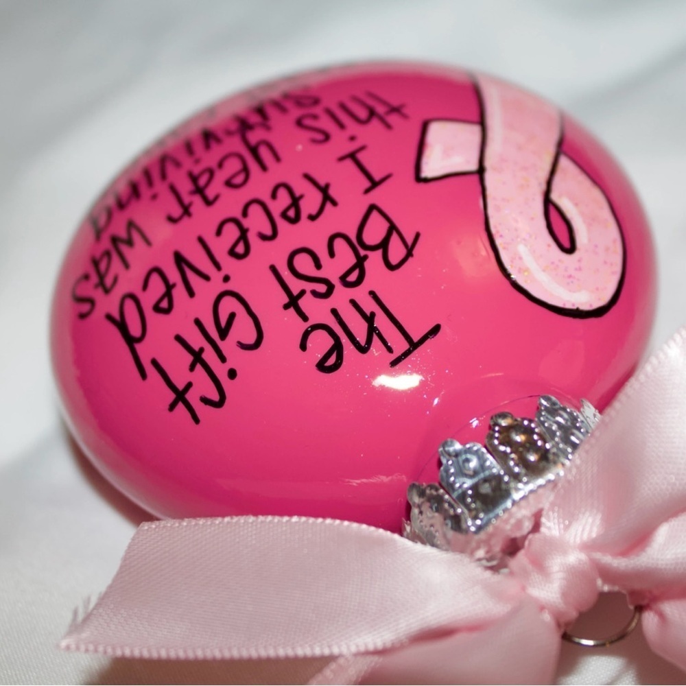 Survivor’s Shining Handmade Ornament: Celebrate Life, Love & Personalization! - Picture 2 of 12